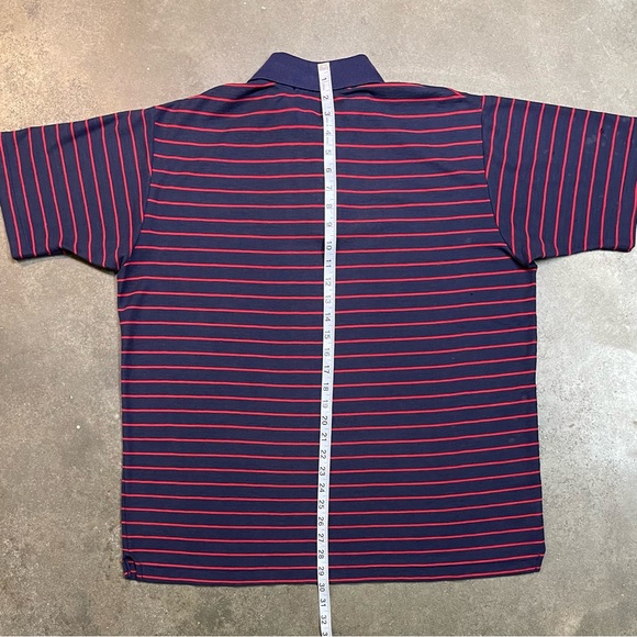 Vintage 1980s JCPenney The Fox Logo Striped Polo Shirt - Picture 8 of 8